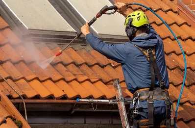Démoussage et hydrofuge de toiture à Barbery